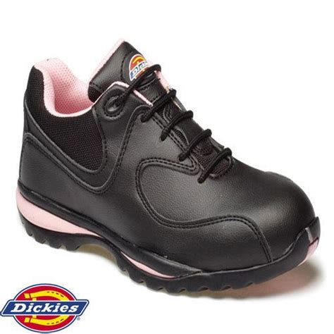 Dickies Black Ladies Safety Shoes, Sole Type: PU, Packaging Type: Box ...