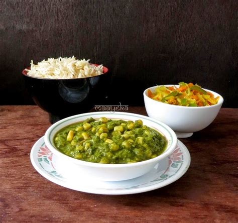 Spinach Corn Curry Makai Palak Maayeka