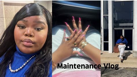 Maintenance Vlog Nailsand Wig Install Eyebrows Youtube