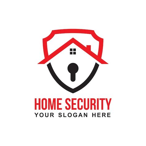 Premium Vector | Home security logo