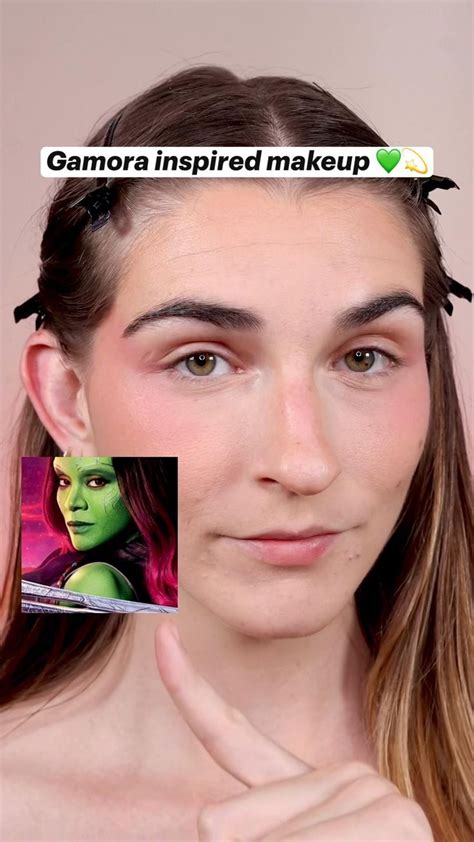 Gamora Inspired Makeup 💚💫 | Gamora makeup tutorial, Gamora makeup ...