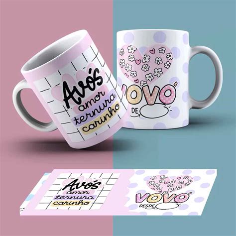 Caneca Personalizada Dia Dos Av S Amor Ternura E Carinho Br Info Shop