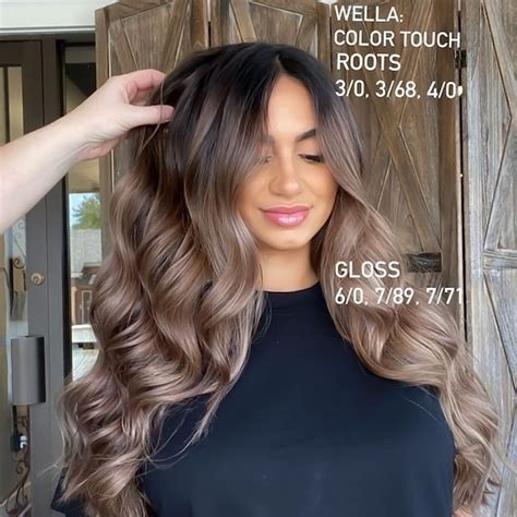 Blonde With Brown Highlights Formulas Wella Professionals In