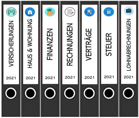 Kostenlose Ordnerr Cken F R Schmale Ordner Office Lernen