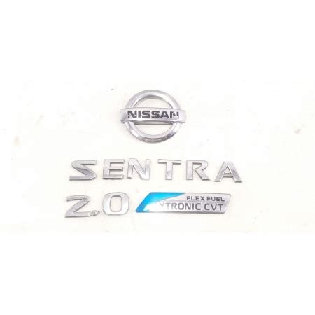 EMBLEMA SIMBOLO LETREIRO TAMPA TRASEIRA ORIGINAL NISSAN SENTRA Ano 2007