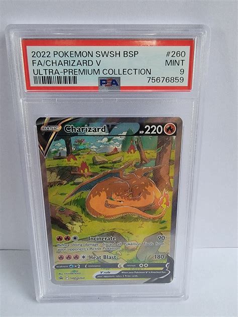 Mavin Pokemon Psa Mint Swsh Charizard Upc Promo Full Art Charizard