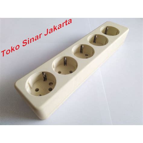 Jual Stopkontak Stop Kontak Colokan Colok Terminal Kotak Listrik 5