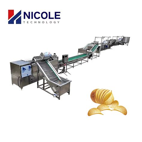 Industrial Fully Automatic Compound Potato Chip Making Fresh Potato