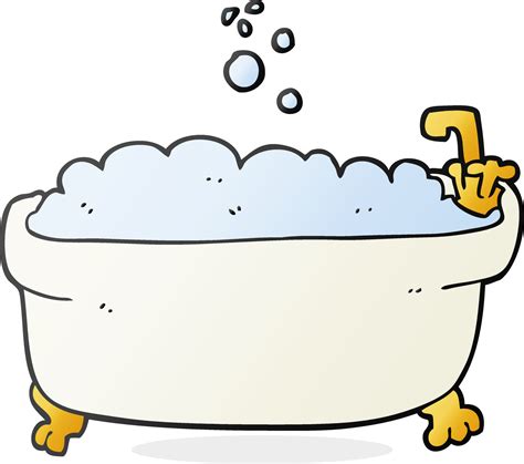 Doodle Character Cartoon Bathtub 12909322 Vector Art At Vecteezy