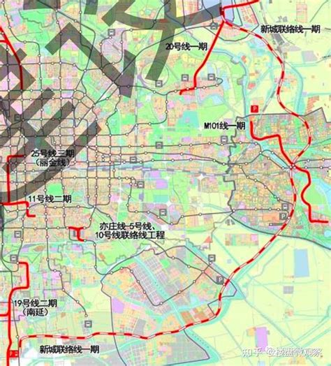 重磅：北京市轨道交通第三期建设规划（2022 2027）二次环评公示！附11条线路高清大图。 知乎