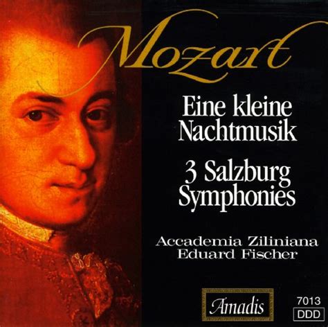 Mozart Kleine Nachtmusik Eine Salzburg Symphonies Nos 1 3 Von