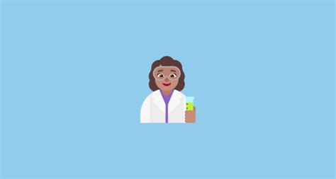 Woman Scientist Medium Skin Tone Emoji On Microsoft Windows 11