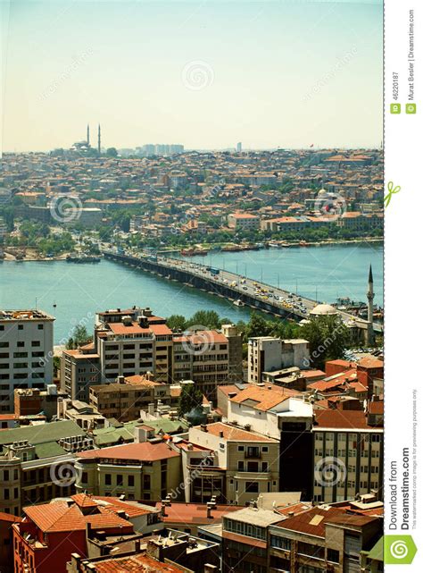 Ponte Istambul De Galata Imagem De Stock Imagem De Marco