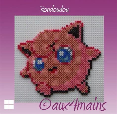 Pokémons Pokemon perle Motifs perler Rondoudou