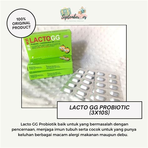 Jual Lacto Gg Probiotic Lactobacillus Gg S Exp Shopee