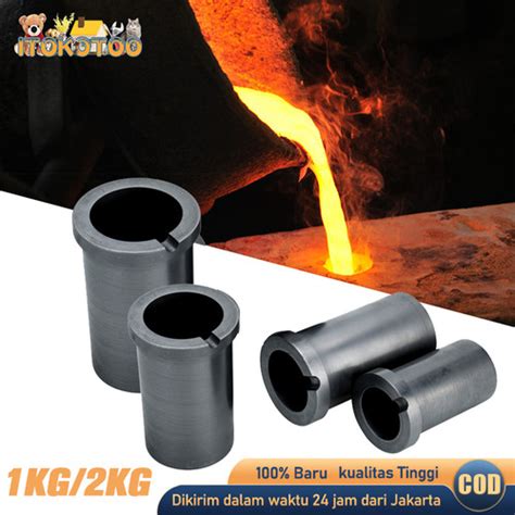 Jual Graphite Crucible Kg Kg Gold Melting Pot Metal Smelting Tool