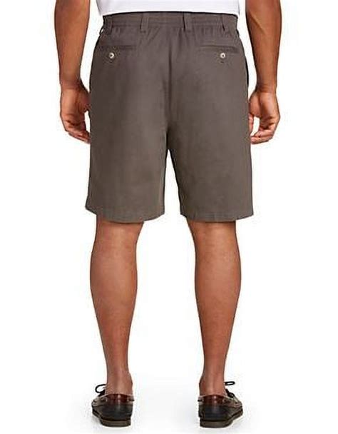 Harbor Bay By Dxl Mens Big And Tall Big And Tall Mens Elastic Waist Shorts Charcoal 1x