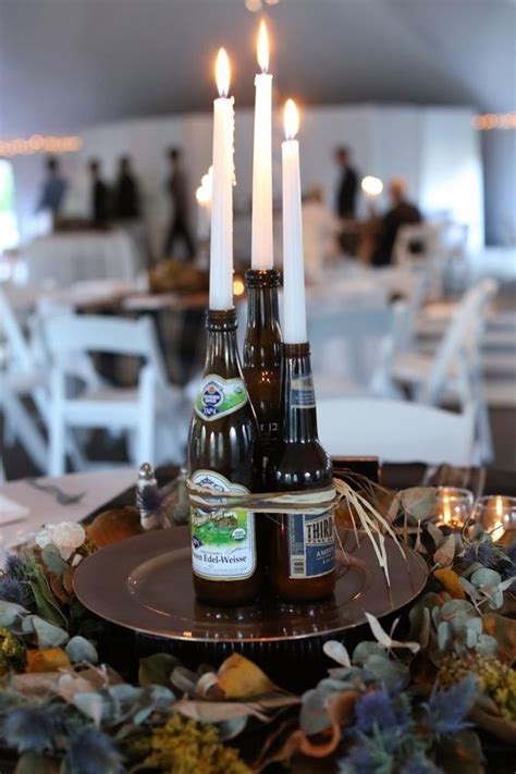 Craft Beer Bottles Beer Bottle Centerpieces Floating Candle