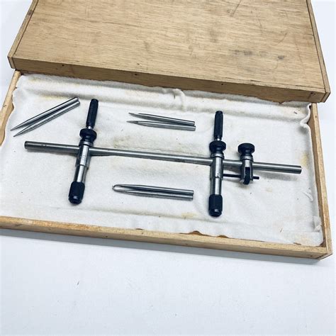 Starrett C251a Steel Beam Trammel Set Max Dividing Range 9 251 Ebay