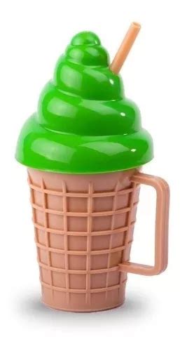 Vaso Helado Cucurucho Pl Stico Con Sorbete Souvenier Sorbito En Venta