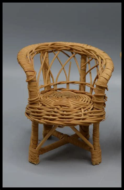 Rattan Garden Furniture For Bleuette Size Doll Ruby Lane