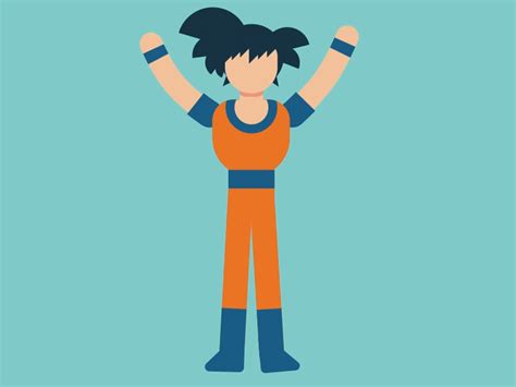 Goku Power Up by dansinmotion on Dribbble