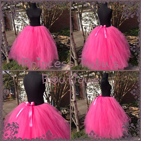 Shocking Hot Pink Bridal Tutu Maternity Tutu Adult Tutu Etsy