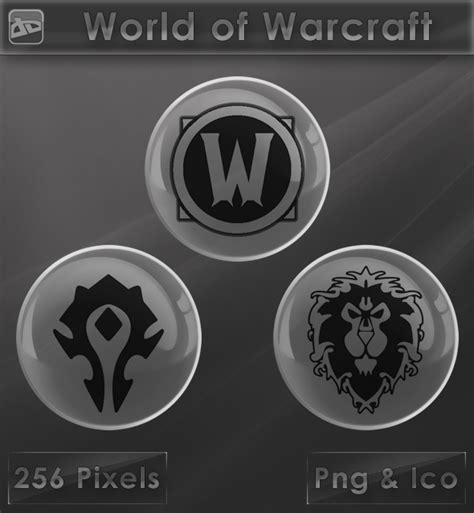 World of Warcraft [Glass Icon] by VoidSentinel on DeviantArt