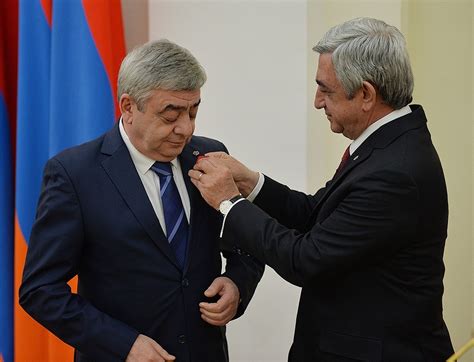 President Serzh Sargsyan Handed High State Awards - The Armenian ...