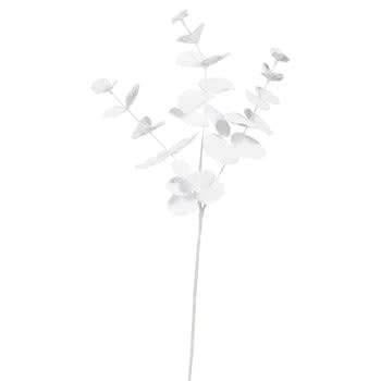 Branche Artificielle Eucalyptus Blanc Et Argent Maisons Du Monde