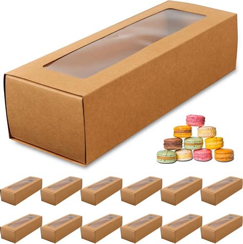 Amazon 40 Pcs Macaron Boxes Small Macaron Container With