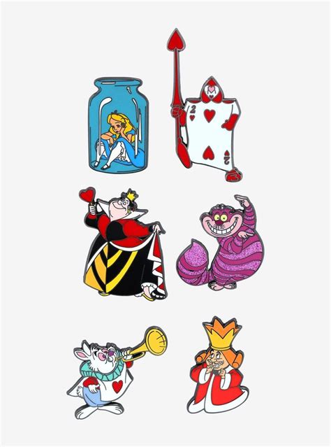 Boxlunch Loungefly Alice In Wonderland Characters Blind Box Enamel Pin