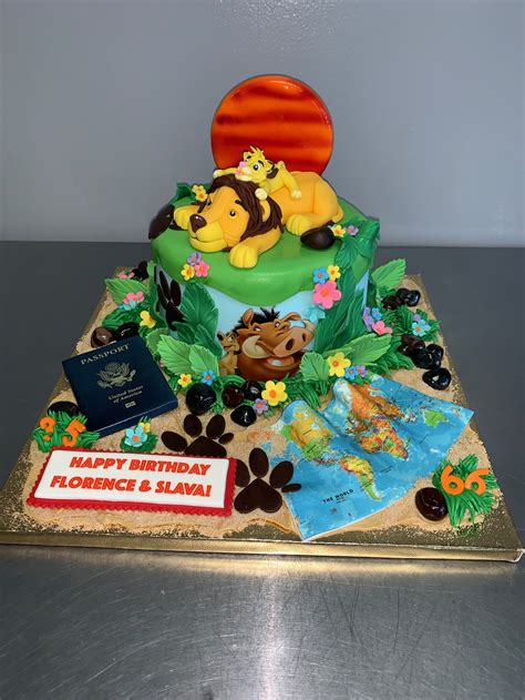 The Lion King Birthday Cake — Skazka Cakes