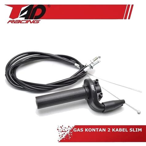 Jual GAS SPONTAN 2 KABEL TAD RACING PNP CRF 150 KLX Dtracker 150 WR 155