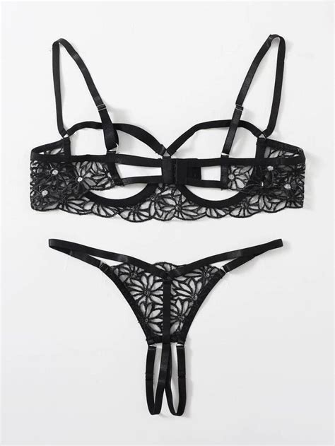 Cut Out Underwire Lingerie Set BARTER HUTT