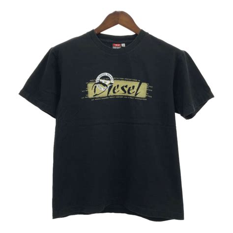 Diesel Diesel ディーゼル ロゴ 半袖tシャツ ブラック メンズ M 中古 古着 Q6452の通販 By Yamahisa