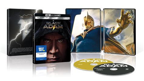 Best Buy Black Adam Steelbook Includes Digital Copy K Ultra Hd