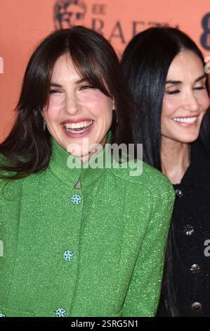 Scout Willis Mit Mutter Demi Moore Bei Der Nominierten Party Der Bafta