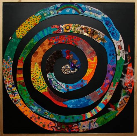 Hundertwasser Spirale1 Hundertwasser Art Circle Art Hamsa Art