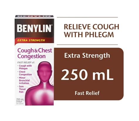 Benylin Extra Strength Cough And Chest Congestion Syrup 250 Ml We Care