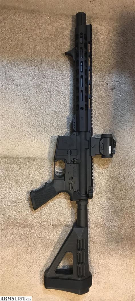 Armslist For Sale Psa Ar Pistol With M Lok Handguard Optics