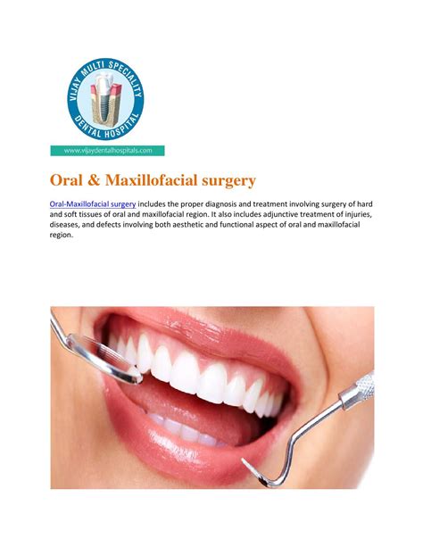 Oral Maxillofacial Surgery By Vijay Dental Hospital Issuu