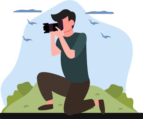 Premium Photographer Illustration Pack From People Illustrations