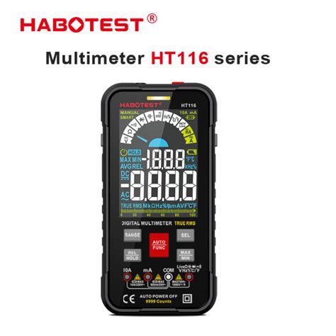 HABOTEST HT116 Smart Digital Multimeter 1000V AC DC 10000 Counts True