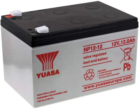 YUASA NP12 12 12V 12Ah Energolukss