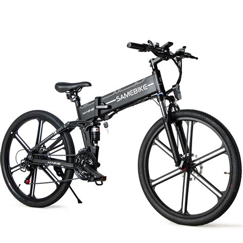 SAMEBIKE LO26-II 48V10AH 750W 21 Speed Long Range Foldable Electric ...