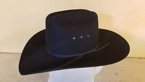 Rodeo King Black Western Cowboy Hat 5X Beaver Quality Felt Size 6 7 8