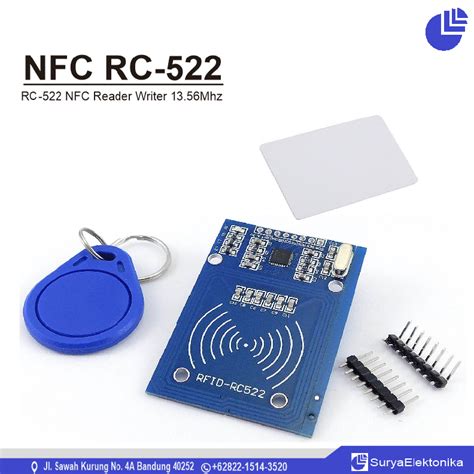 Jual RC522 RFID NFC Reader Writer Module Adruino Raspberry PI Shopee