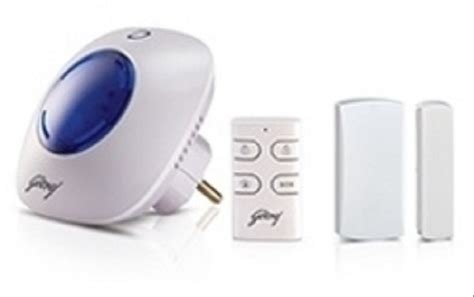 Godrej Plastic Body Eagle I Pro Wireless Alarm System Button Cell A