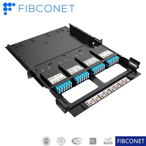 Rack Mounted Plc Splitter Ftth Stainless Steel Coupler Fiber Optic X